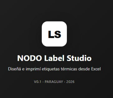 Splash de NODO Label Studio con logo LS