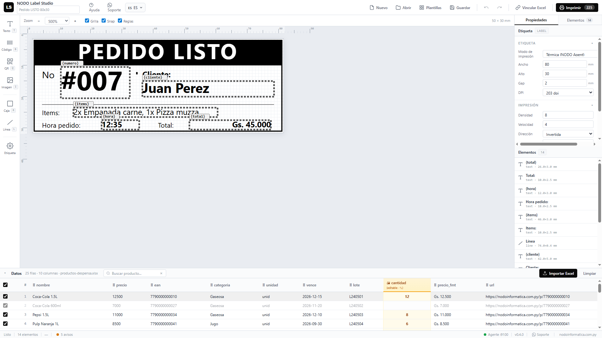 Pedido LISTO